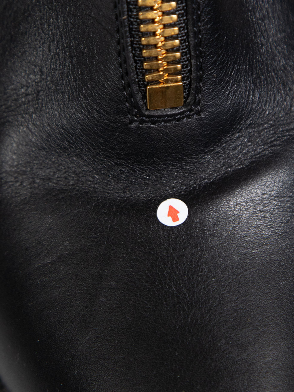 Dior Black Leather Front Zip Boots