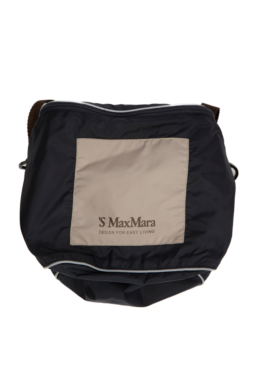 Max Mara Black Collapsible Puffer Coat
