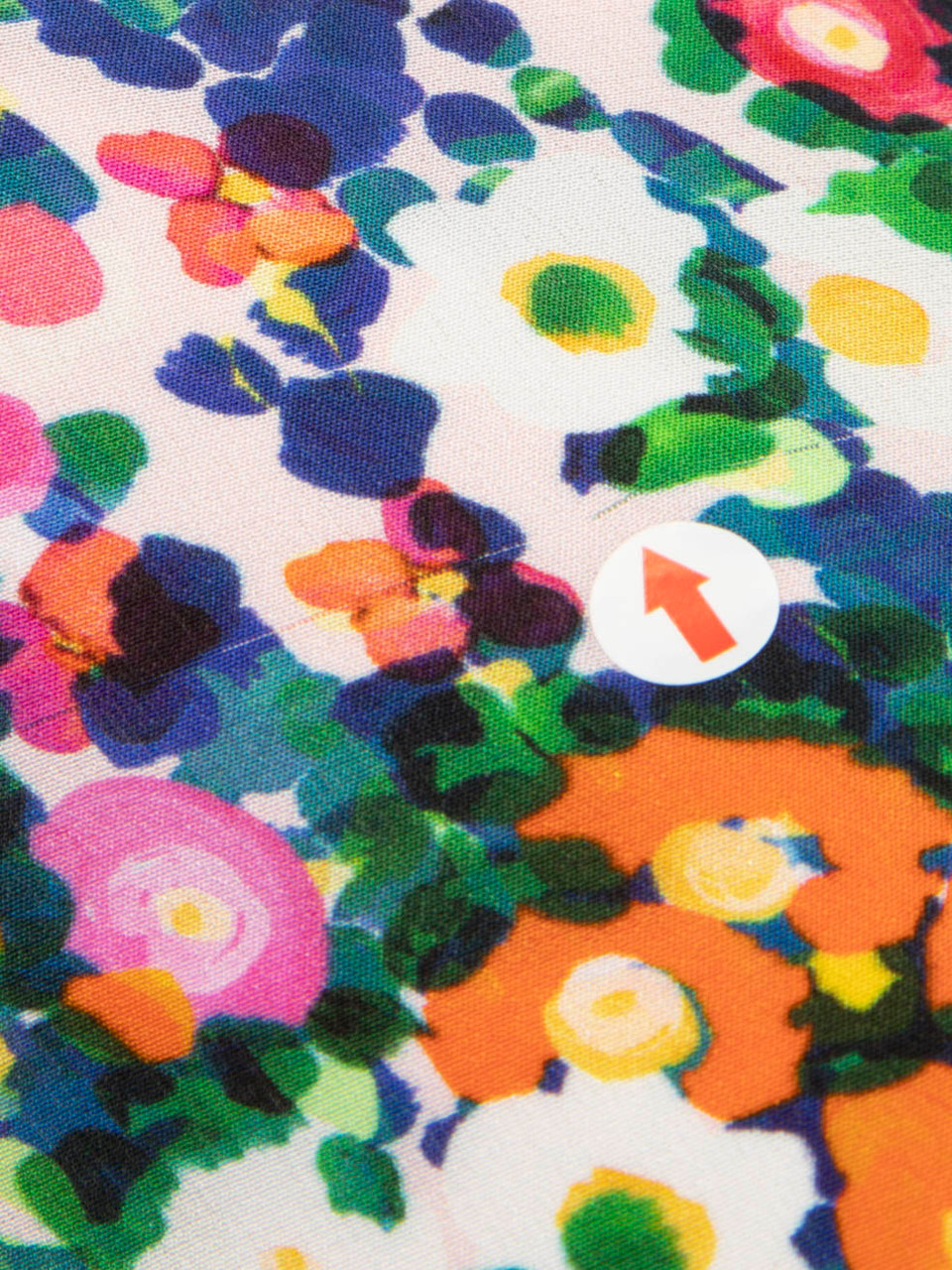 Saloni Silk Floral Short Sleeved Midi Dress