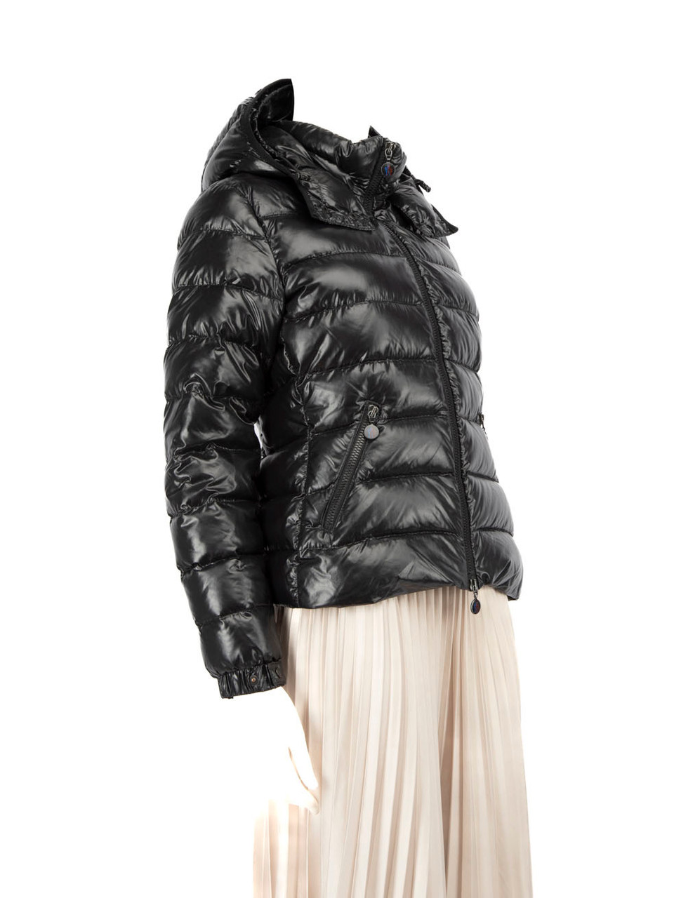 Moncler Black Bady Short Puffer Coat