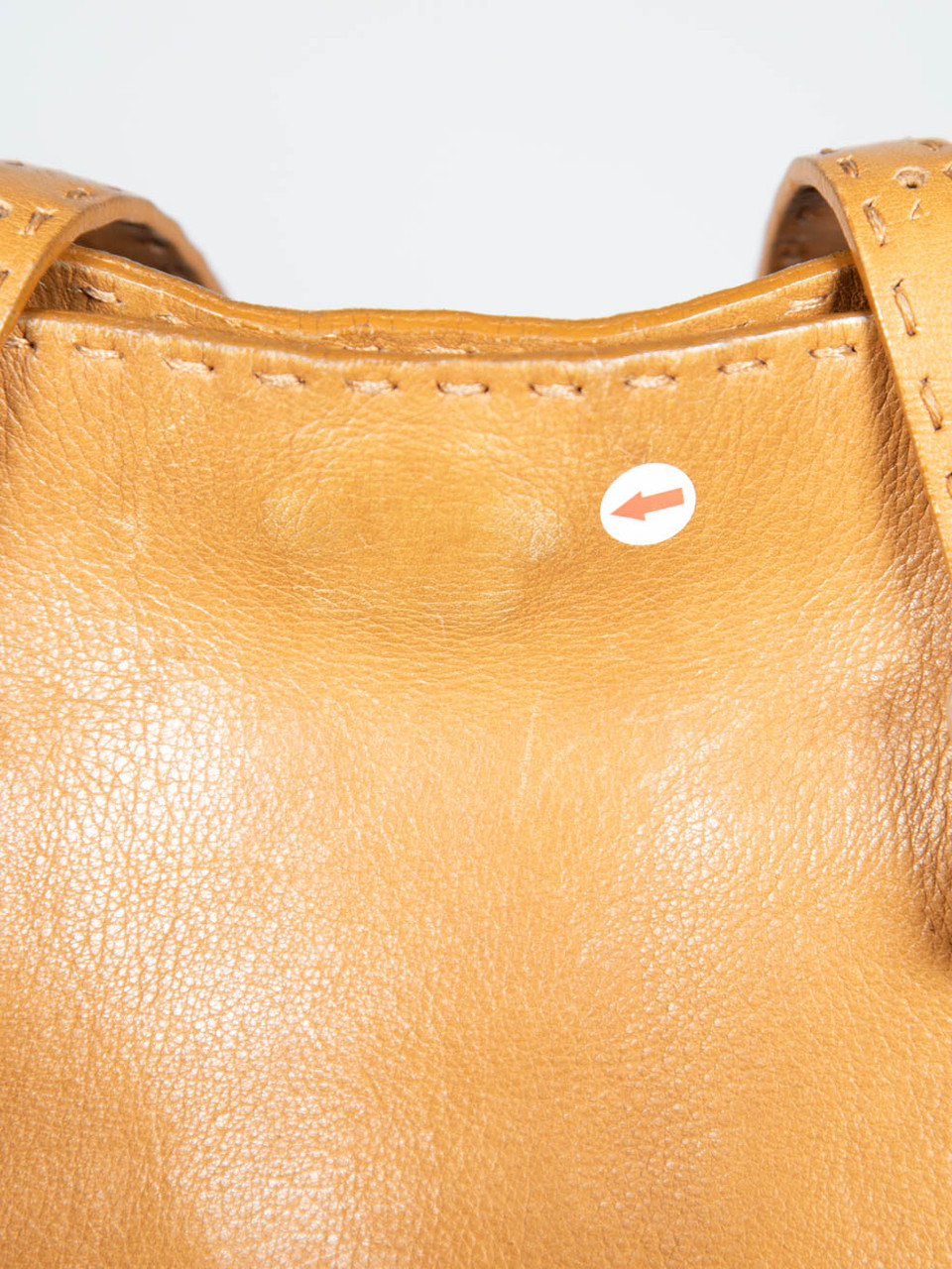 Fendi Brown Leather Medium Tote Bag