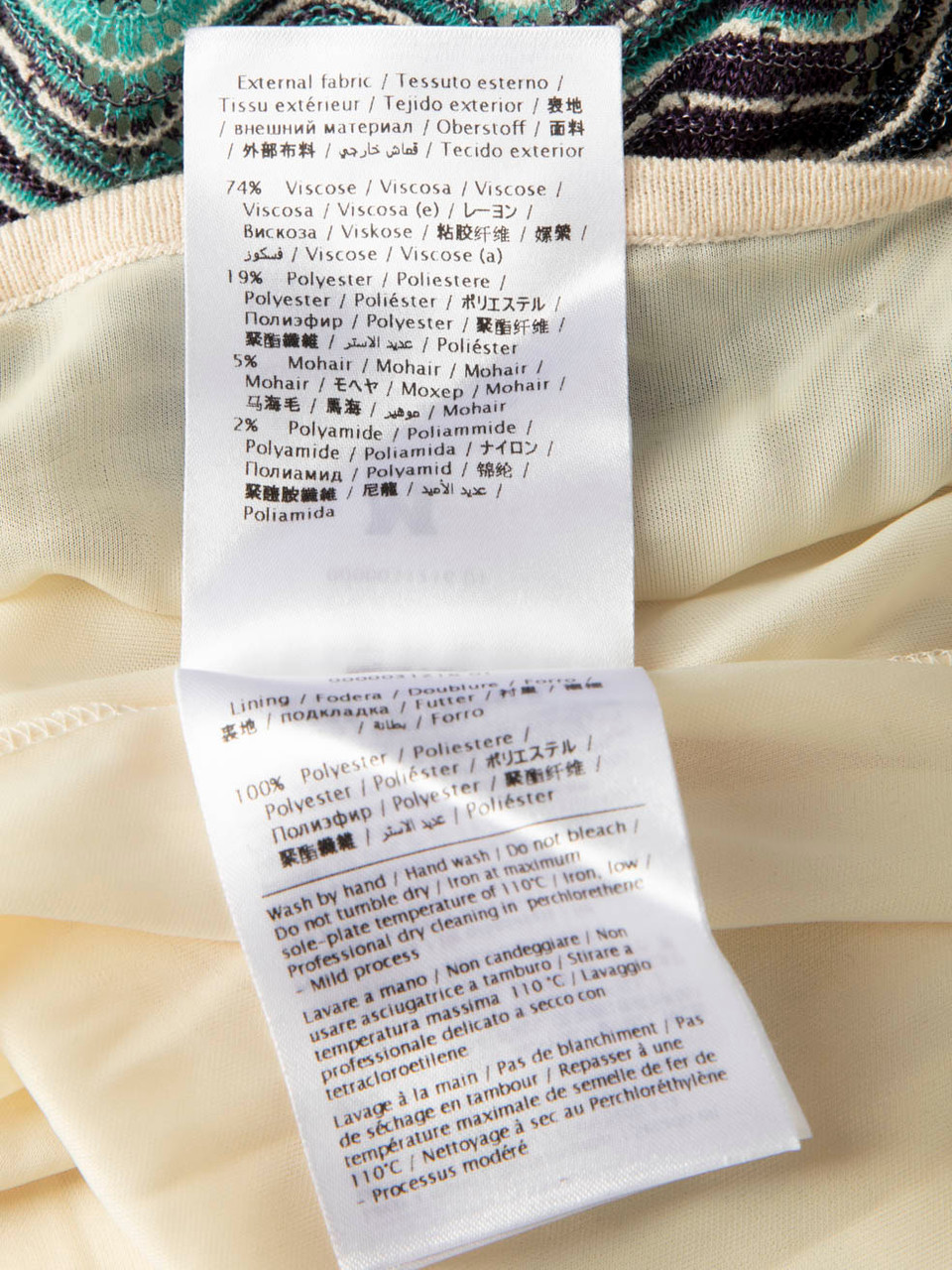 Missoni Striped Knit Sleeveless Knee-length Dress Missoni Striped Knit Sleeveless Knee-length Dress