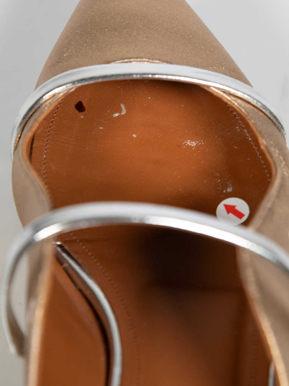 Malone Souliers Bronze Leather Maureen Mules