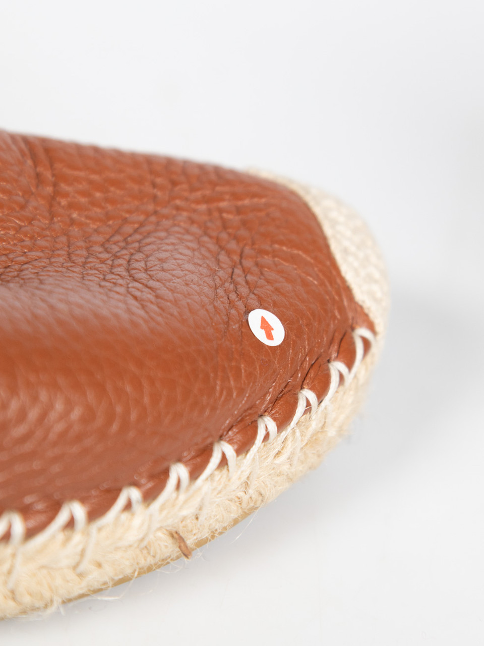 Valentino Garavani Brown Leather Rockstud Espadrille Wedges