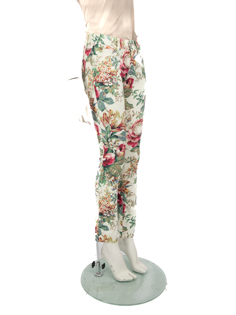 Junya Watanabe Floral Denim Slim Jeans