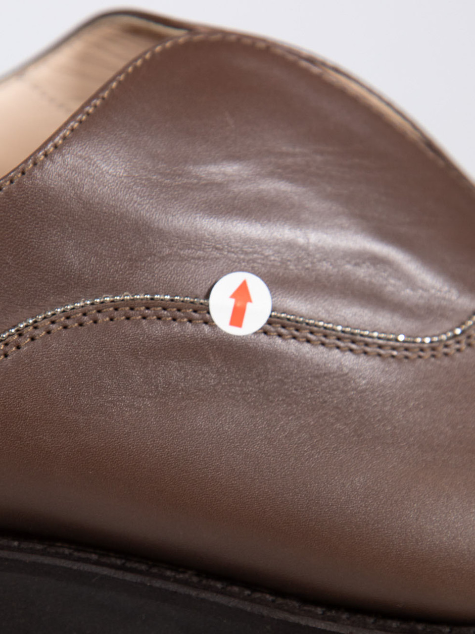 Fabiana Filippi Brown Leather Chain Detail Loafers
