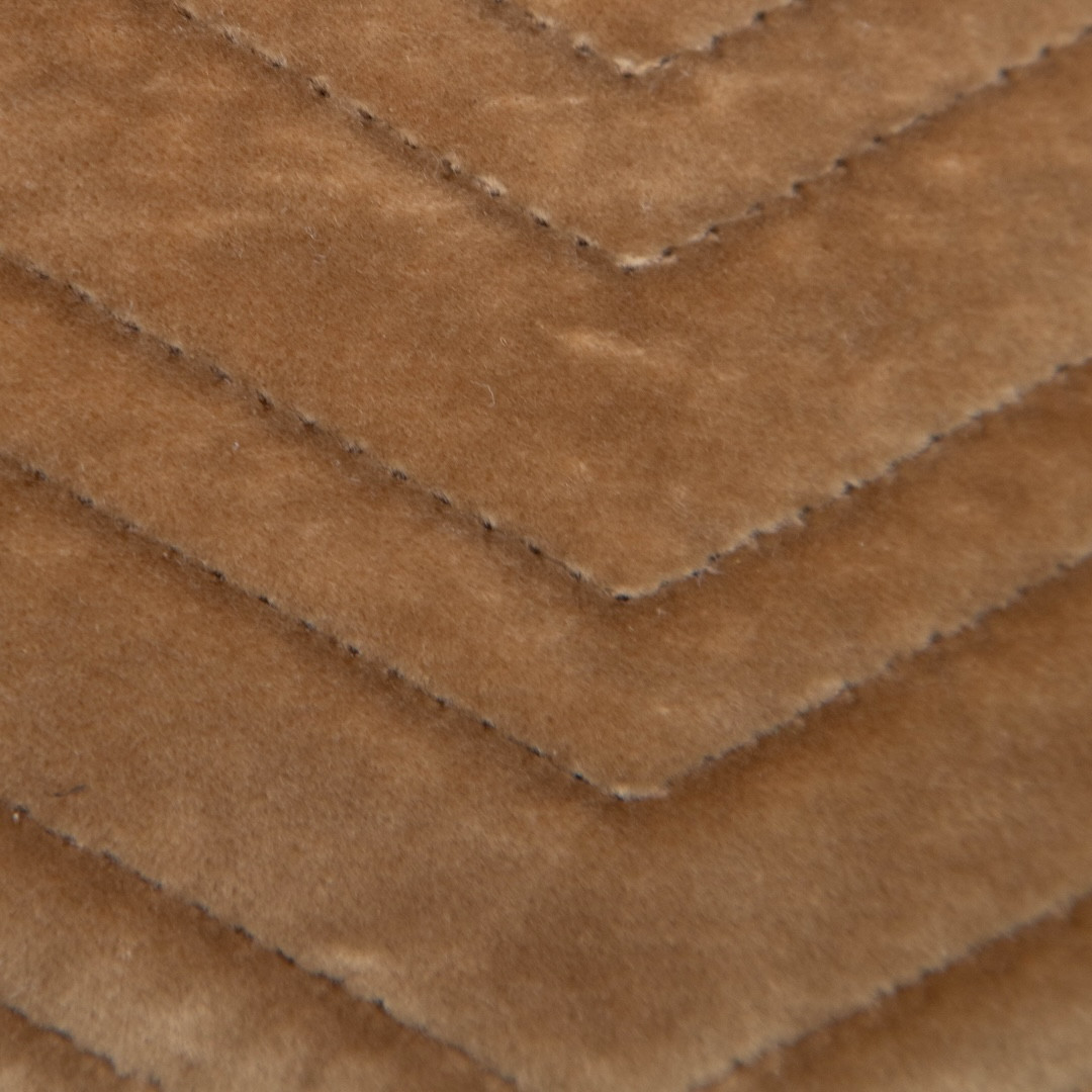 Gucci Brown Velvet GG Marmont Crossbody Bag