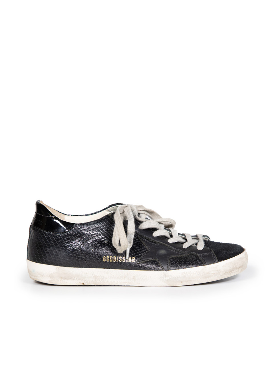 Golden Goose Black Leather Superstar Trainers Golden Goose Black Leather Superstar Trainers