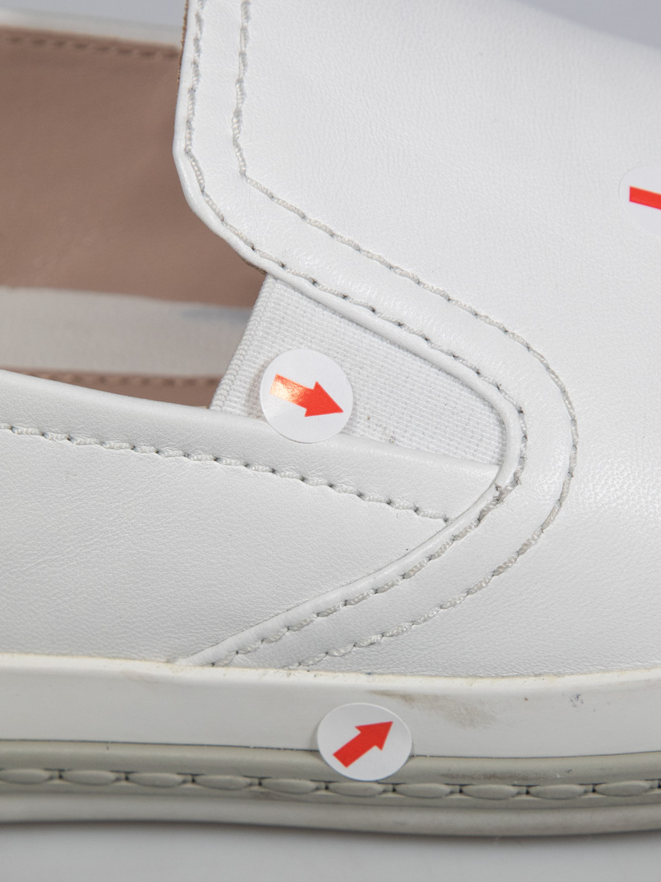 Miu Miu White Leather Cap Toe Loafers Miu Miu White Leather Cap Toe Loafers