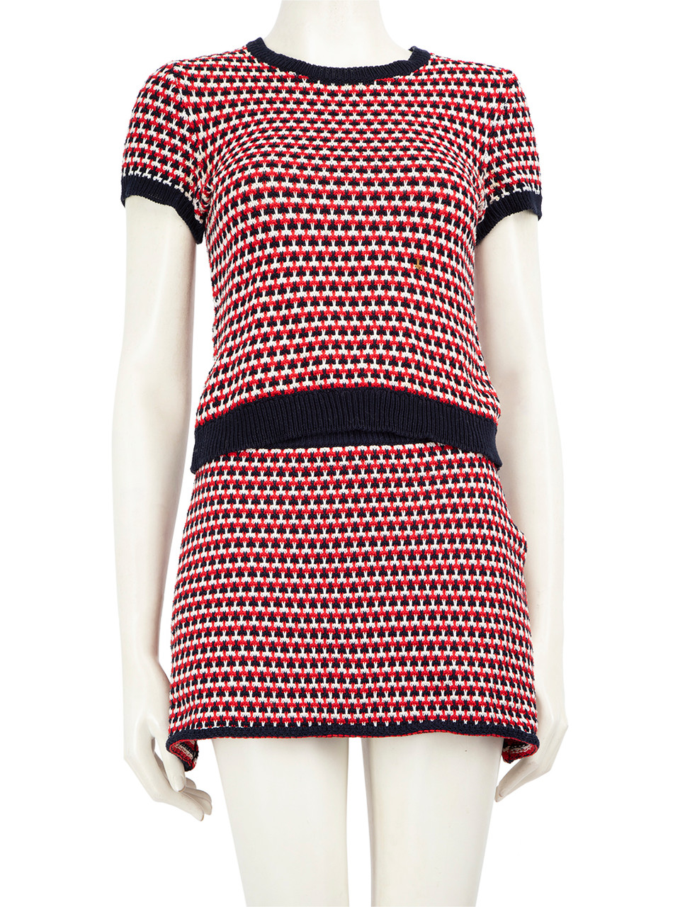 Miu Miu Top & Skirt Knit Matching Set Miu Miu Top & Skirt Knit Matching Set