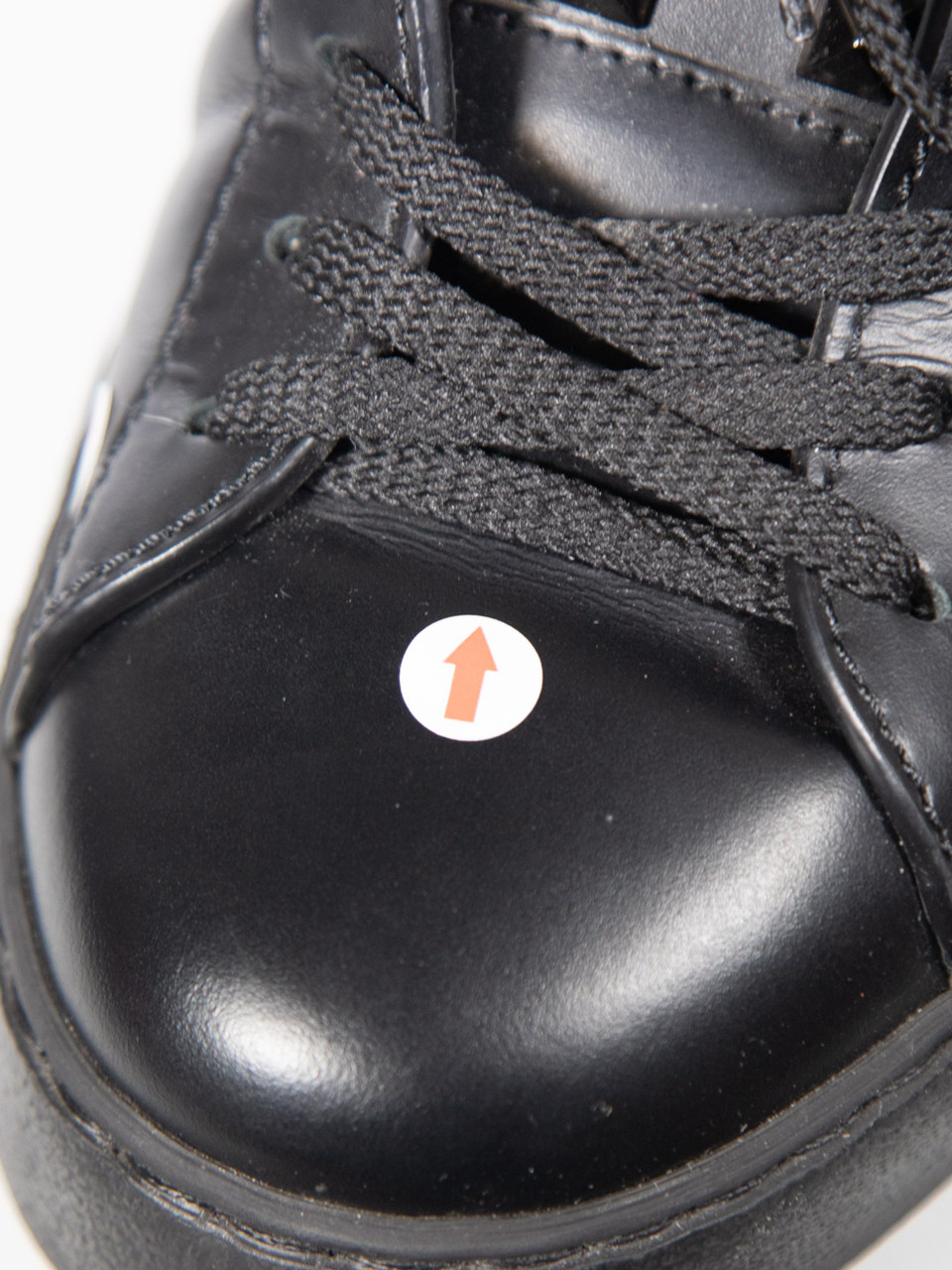 Valentino Garavani Black Leather Rockstud Trainers