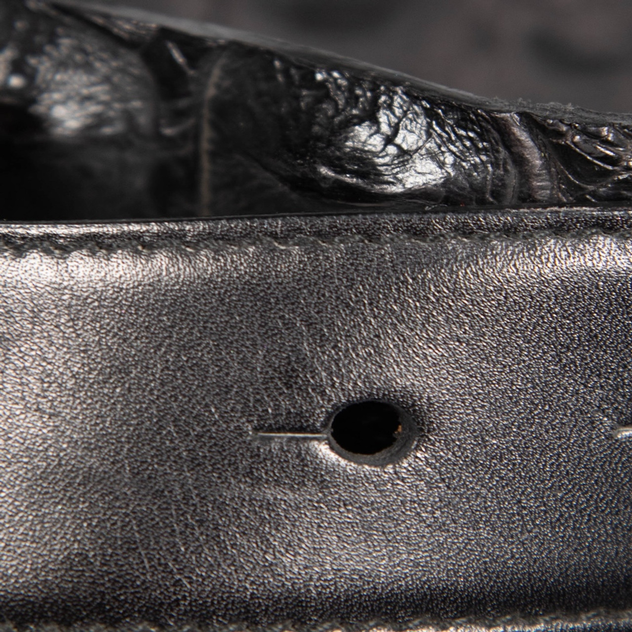 Roberto Cavalli Brown Leather Crocodile Pattern Belt Roberto Cavalli Brown Leather Crocodile Pattern Belt