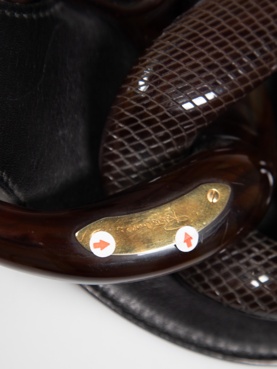 Roberto Cavalli Brown Leather Crocodile Pattern Belt Roberto Cavalli Brown Leather Crocodile Pattern Belt