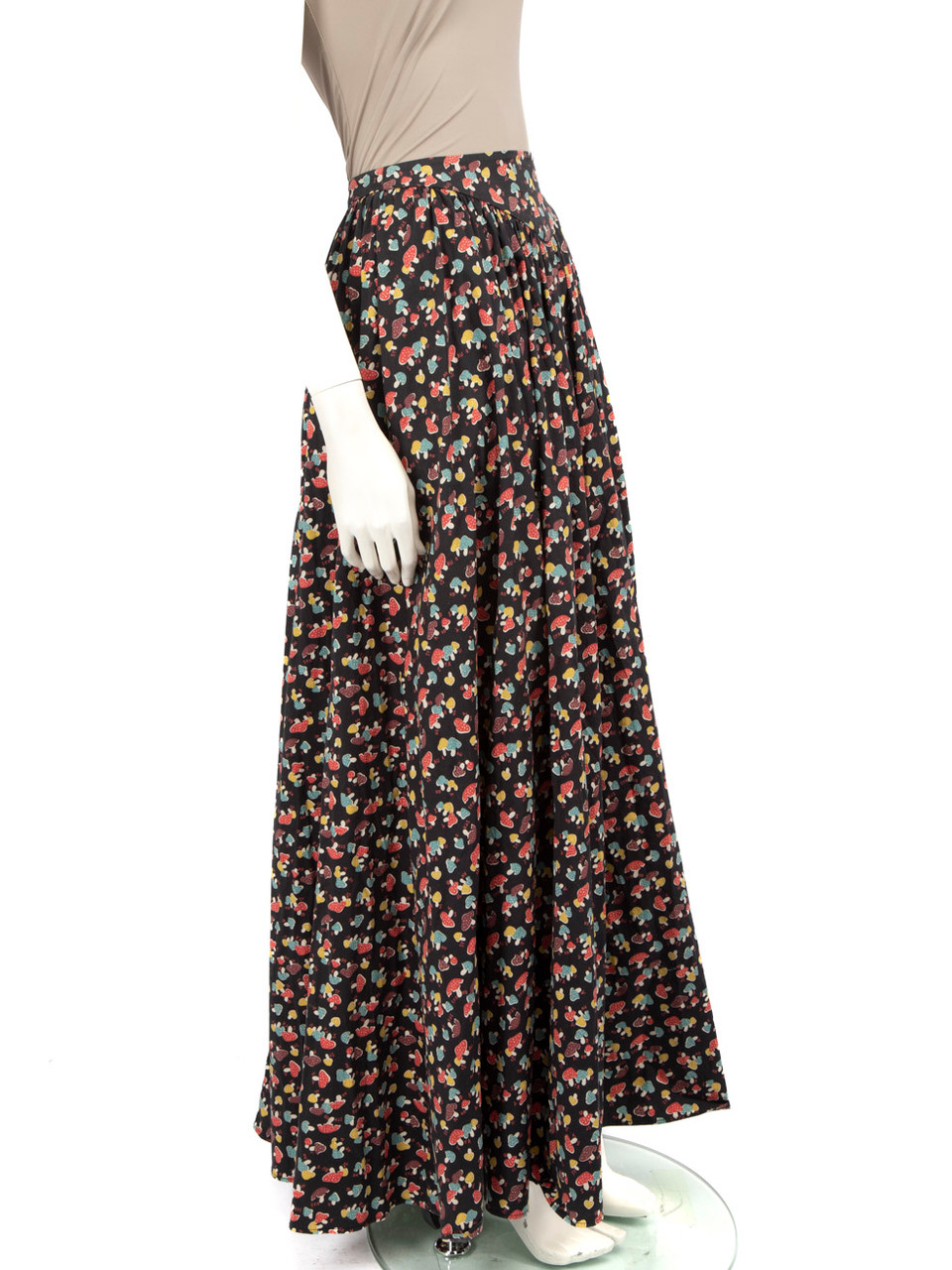 STAUD Mushroom Print Maxi Skirt STAUD Mushroom Print Maxi Skirt
