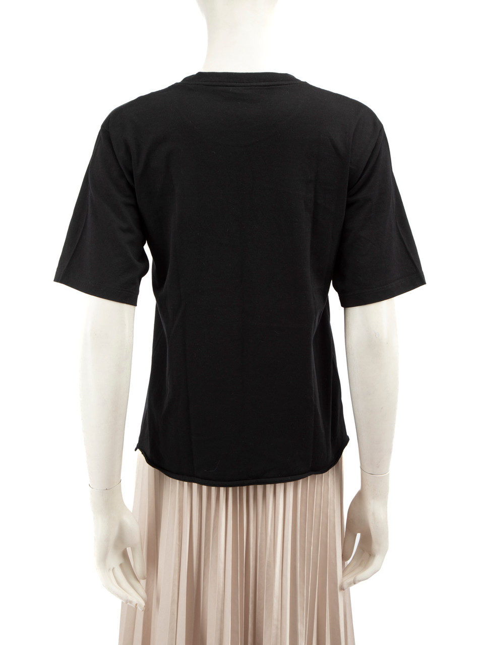 Saint Laurent Black T-Shirt With Logo Print