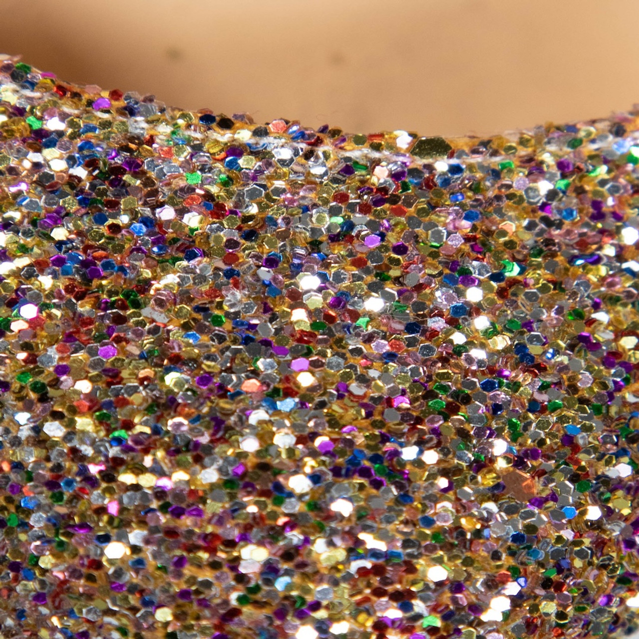 Christian Louboutin Glitter Round Toe Pumps