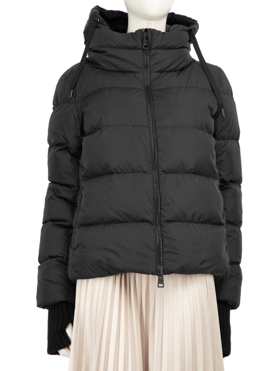 Herno Black Puffer Down Hooded Jacket