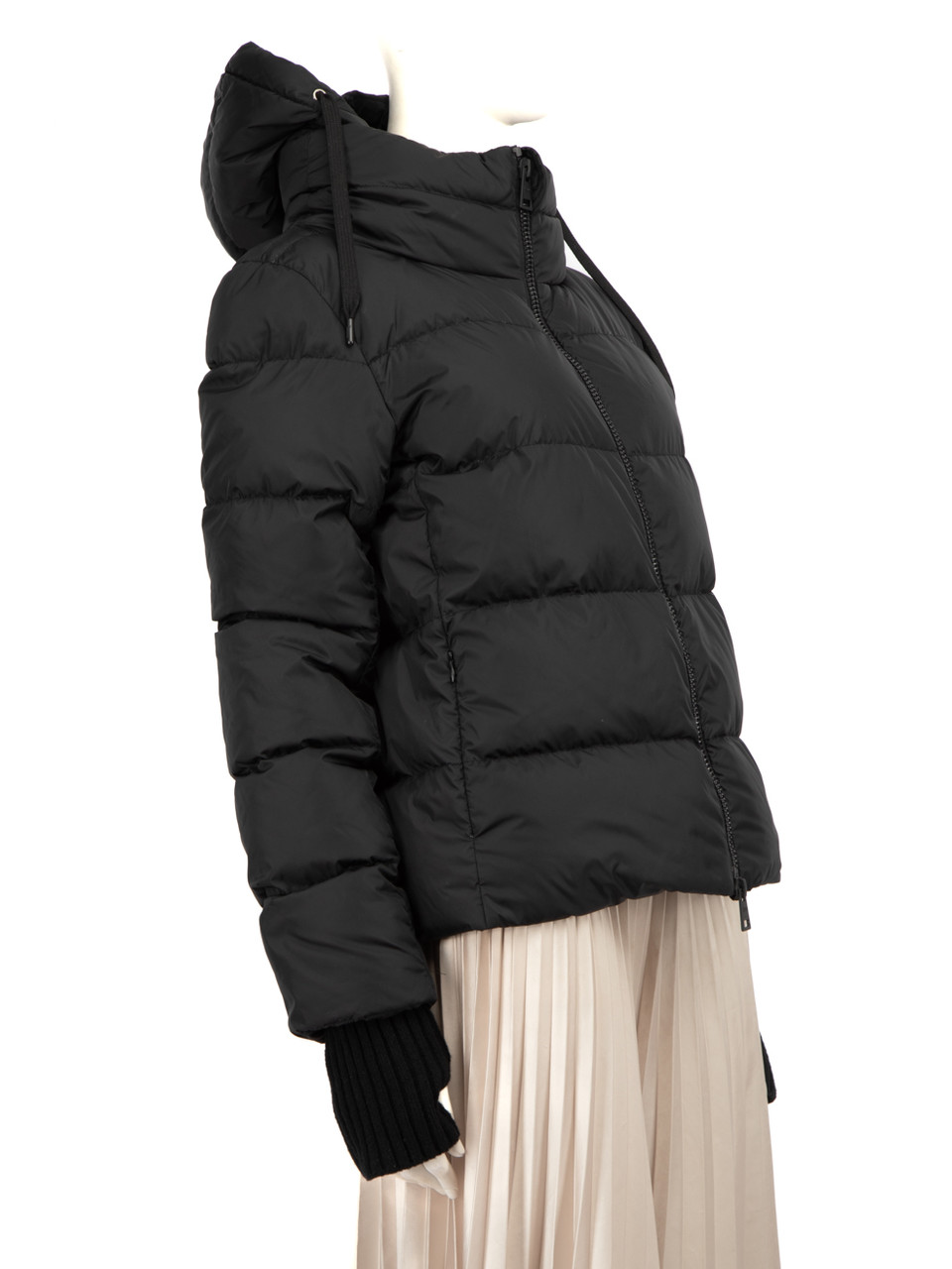 Herno Black Puffer Down Hooded Jacket