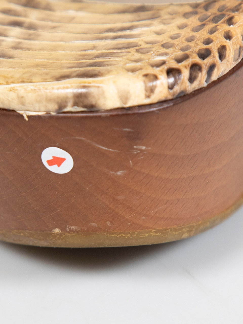 Alexander McQueen Python Leather Platform Sandals Alexander McQueen Python Leather Platform Sandals