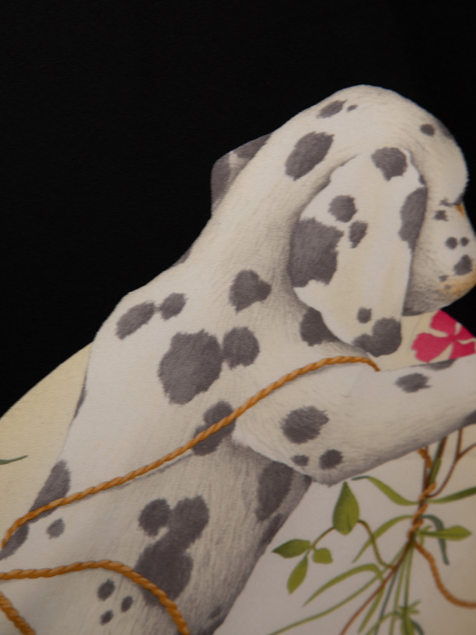 Salvatore Ferragamo Puppy Print Square Scarf