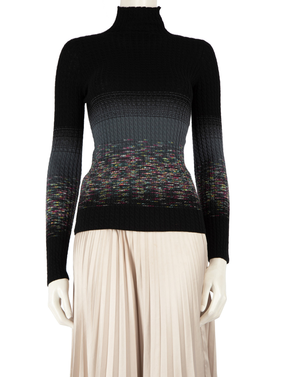 Missoni Gradient Knit Turtleneck Jumper