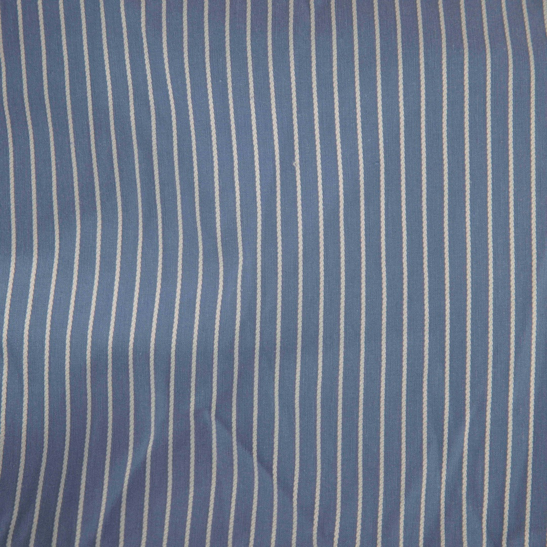 Luisa Beccaria Blue Pinstriped Top & Shorts Set