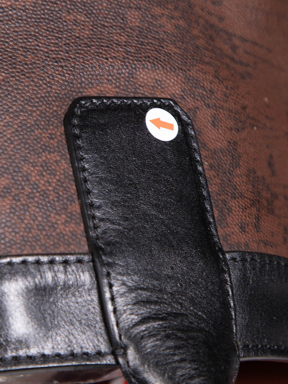 Chloé Brown Leather Lizard Print Bag
