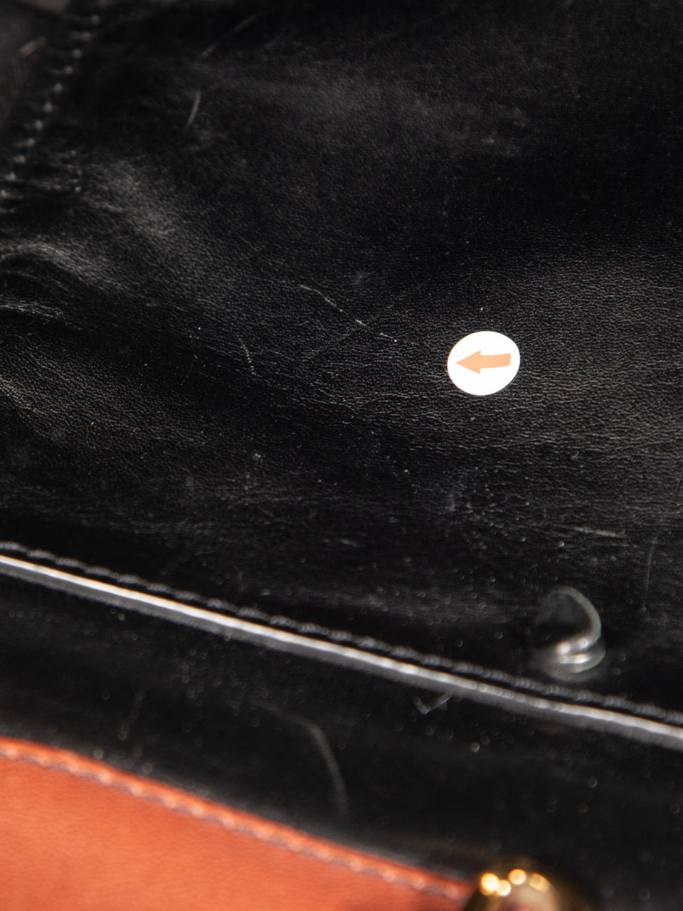 Chloé Brown Leather Lizard Print Bag