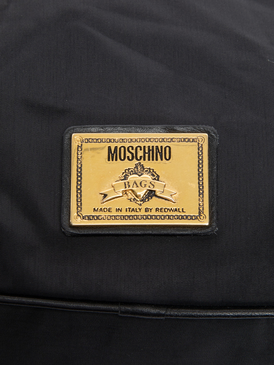 Moschino Black Backpack