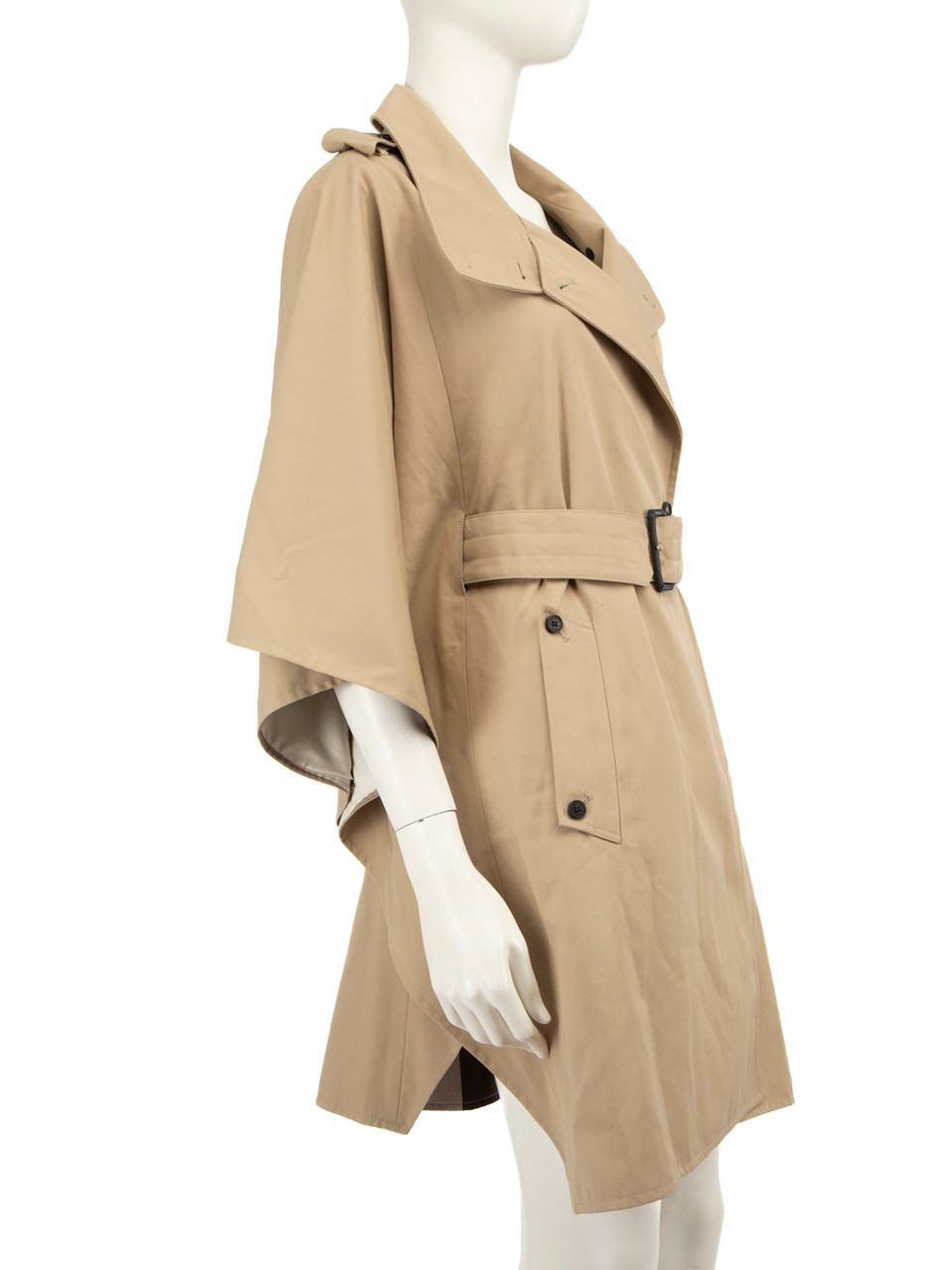 Aquascutum Camel Trench Cape Coat