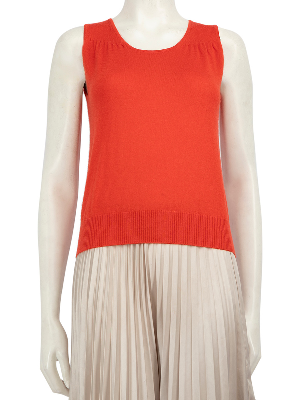 Bally Red Cashmere Knitted Vest Top Bally Red Cashmere Knitted Vest Top
