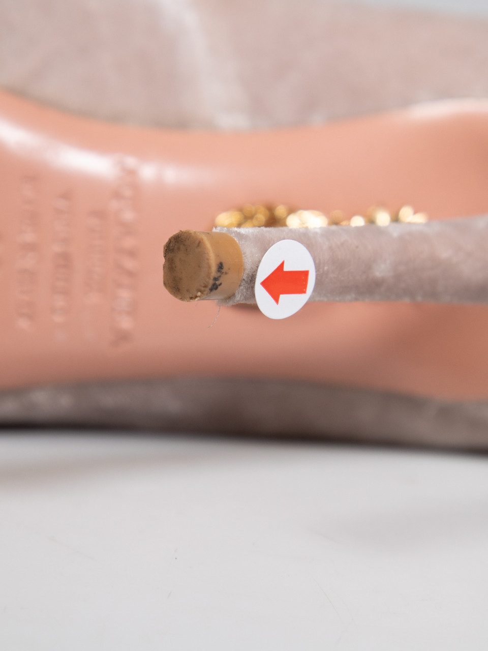 Aquazzura Beige Velvet Forever Marilyn 105 Pumps Aquazzura Beige Velvet Forever Marilyn 105 Pumps