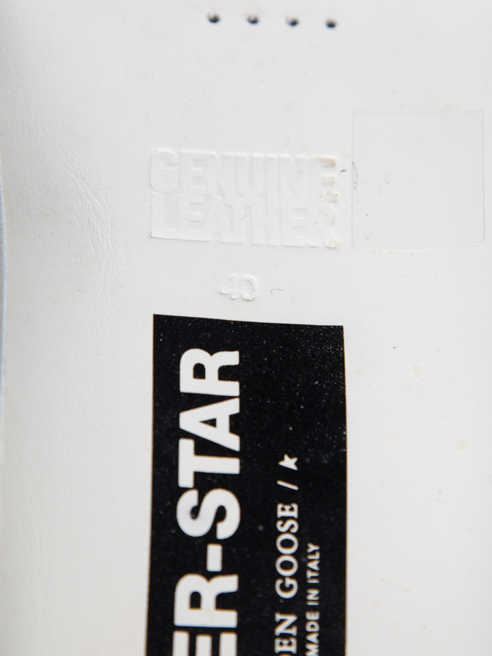 Golden Goose Silver Swarovski Nubuck Super-Star