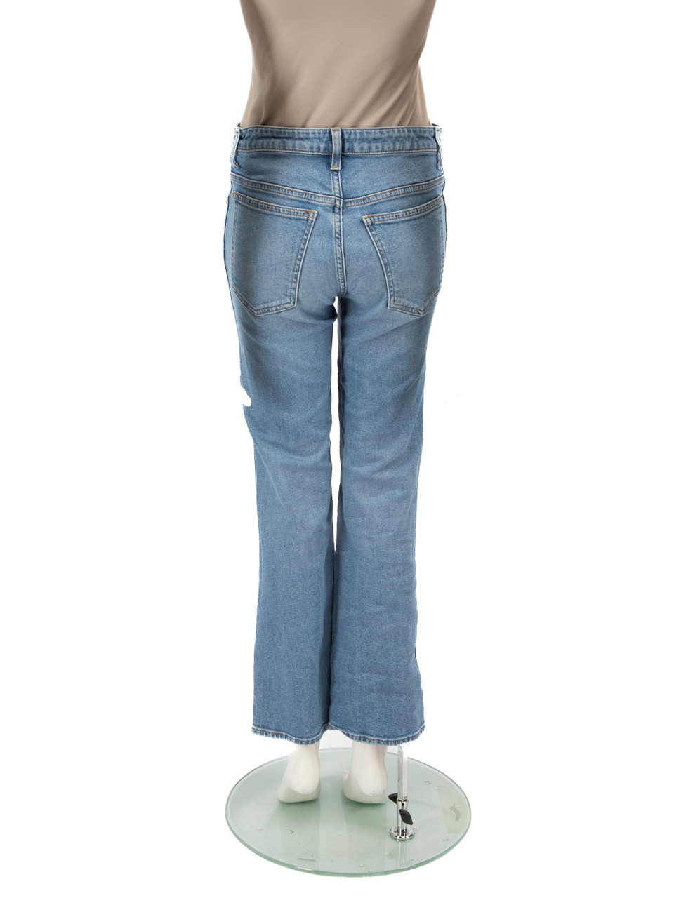 Khaite Blue Straight Fit Denim Jeans