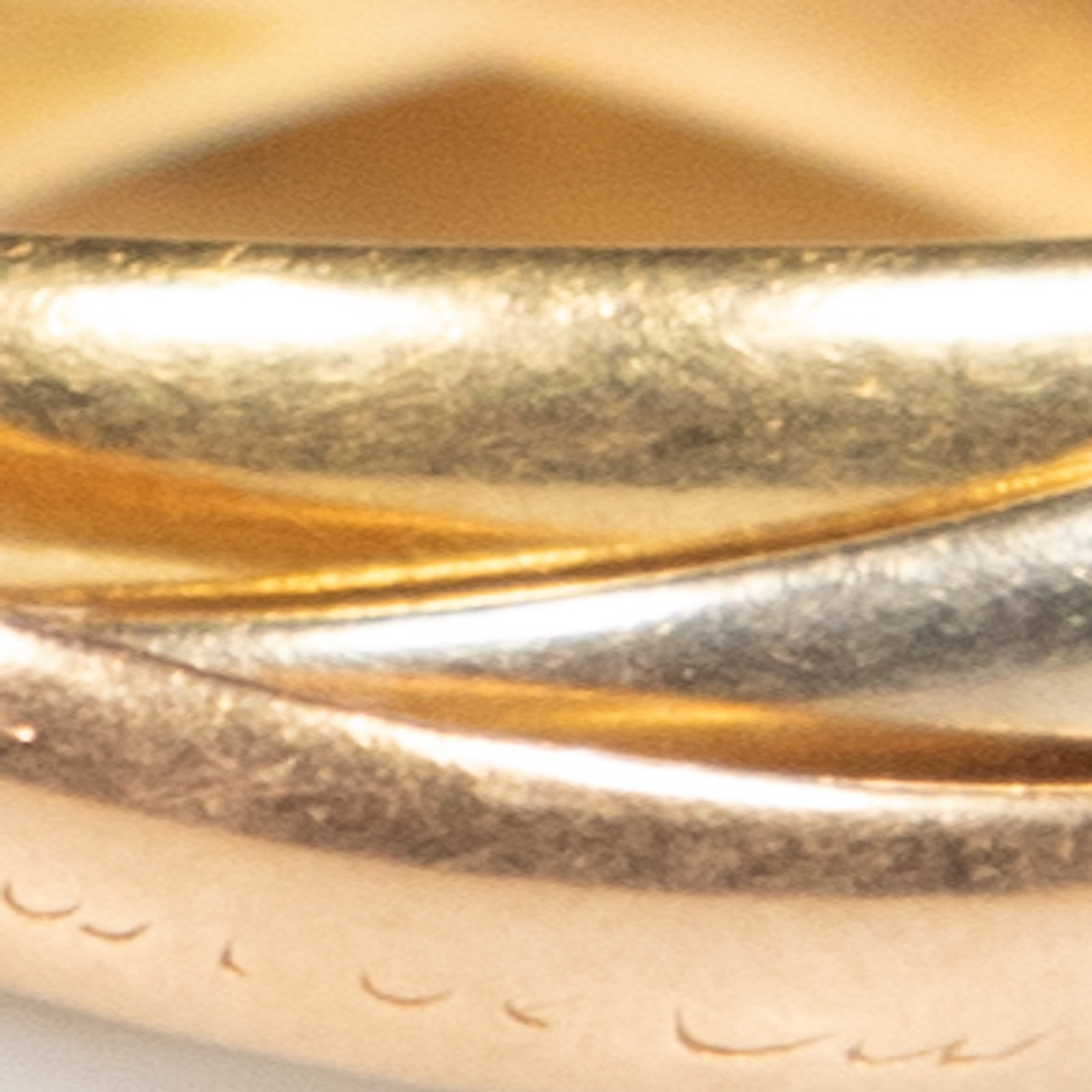 Cartier Tri-Colour Gold Trinity Ring