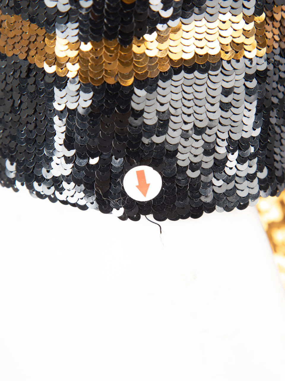 Ashish Black Mini Sequinned Dress