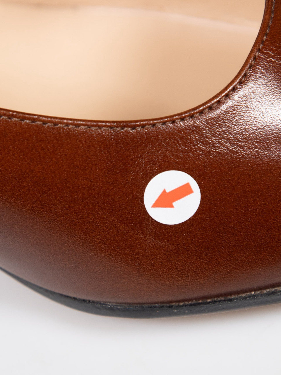 Manolo Blahnik Brown Leather Court Pumps