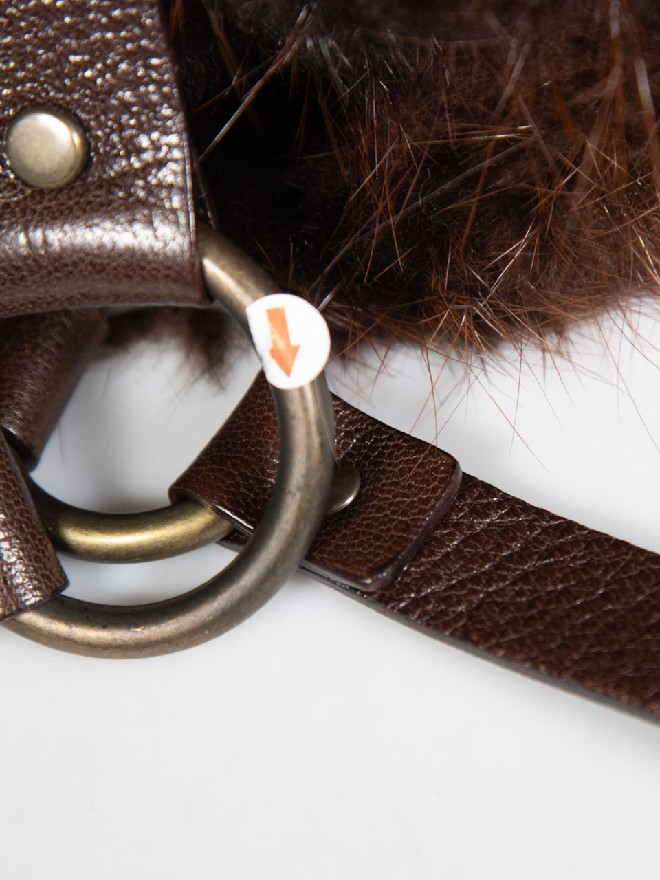 Dolce & Gabbana Brown Fur Shoulder Bag Dolce & Gabbana Brown Fur Shoulder Bag