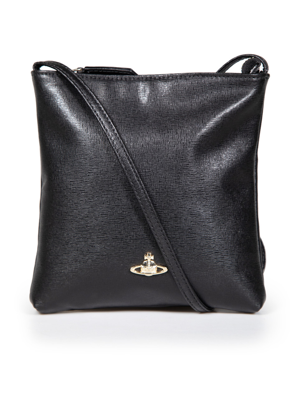 Vivienne Westwood Black Crossbody Leather Bag Vivienne Westwood Black Crossbody Leather Bag