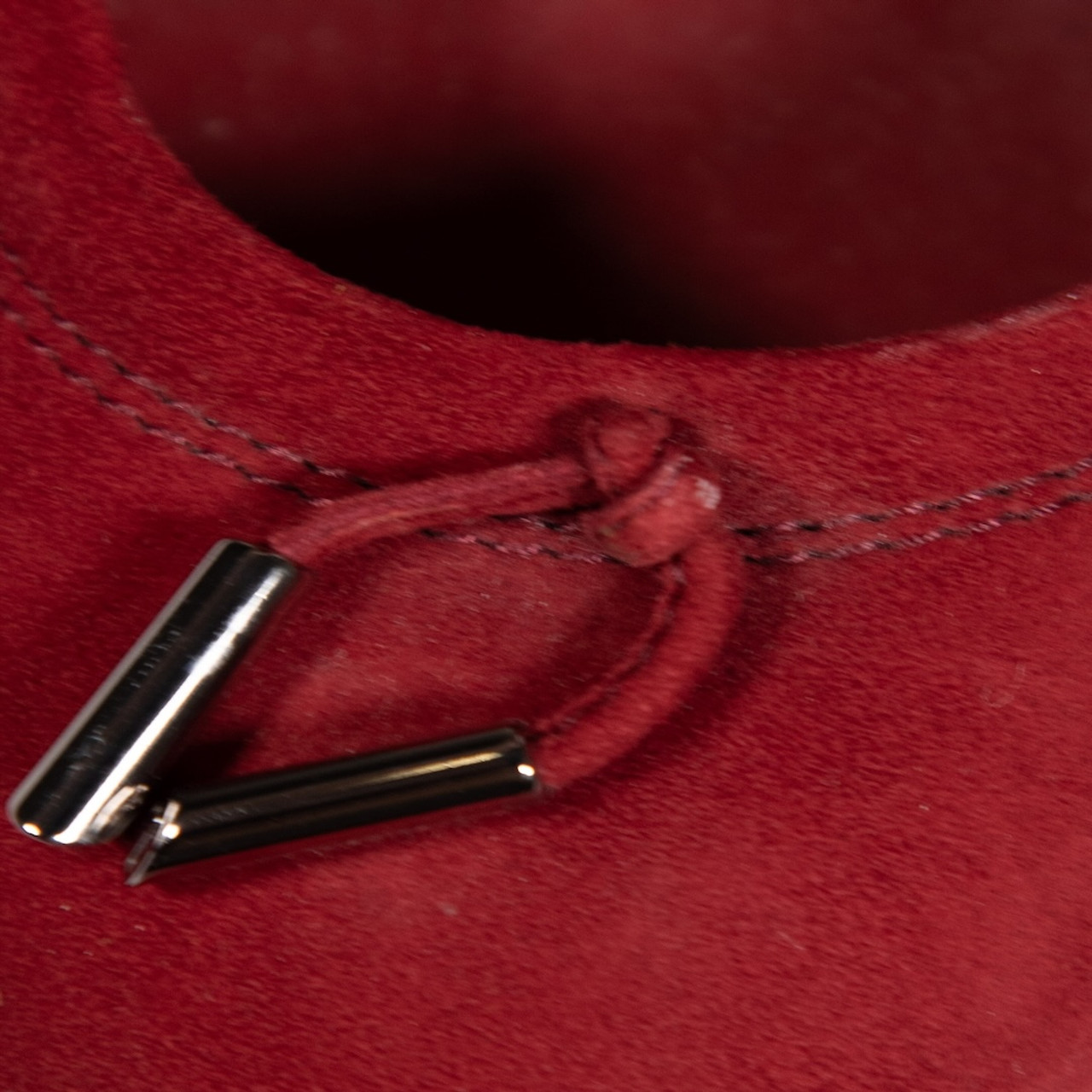 Tod's Red Suede Ballet Flats
