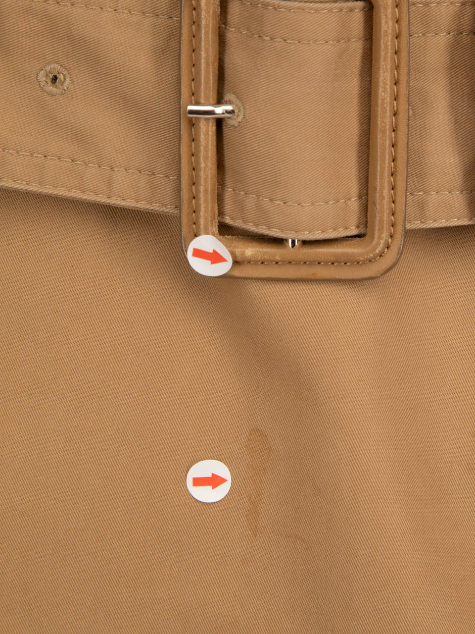 Céline Beige Belted Long Trench Coat