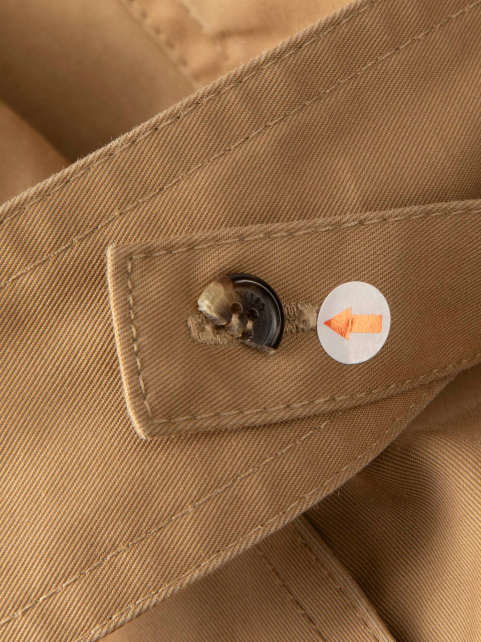 Céline Beige Belted Long Trench Coat