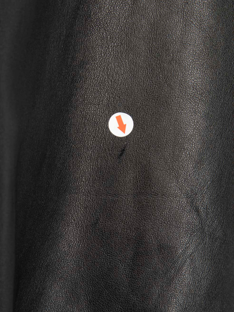 Yohji Yamamoto Black Leather Wrap Collar Wool Coat Yohji Yamamoto Black Leather Wrap Collar Wool Coat