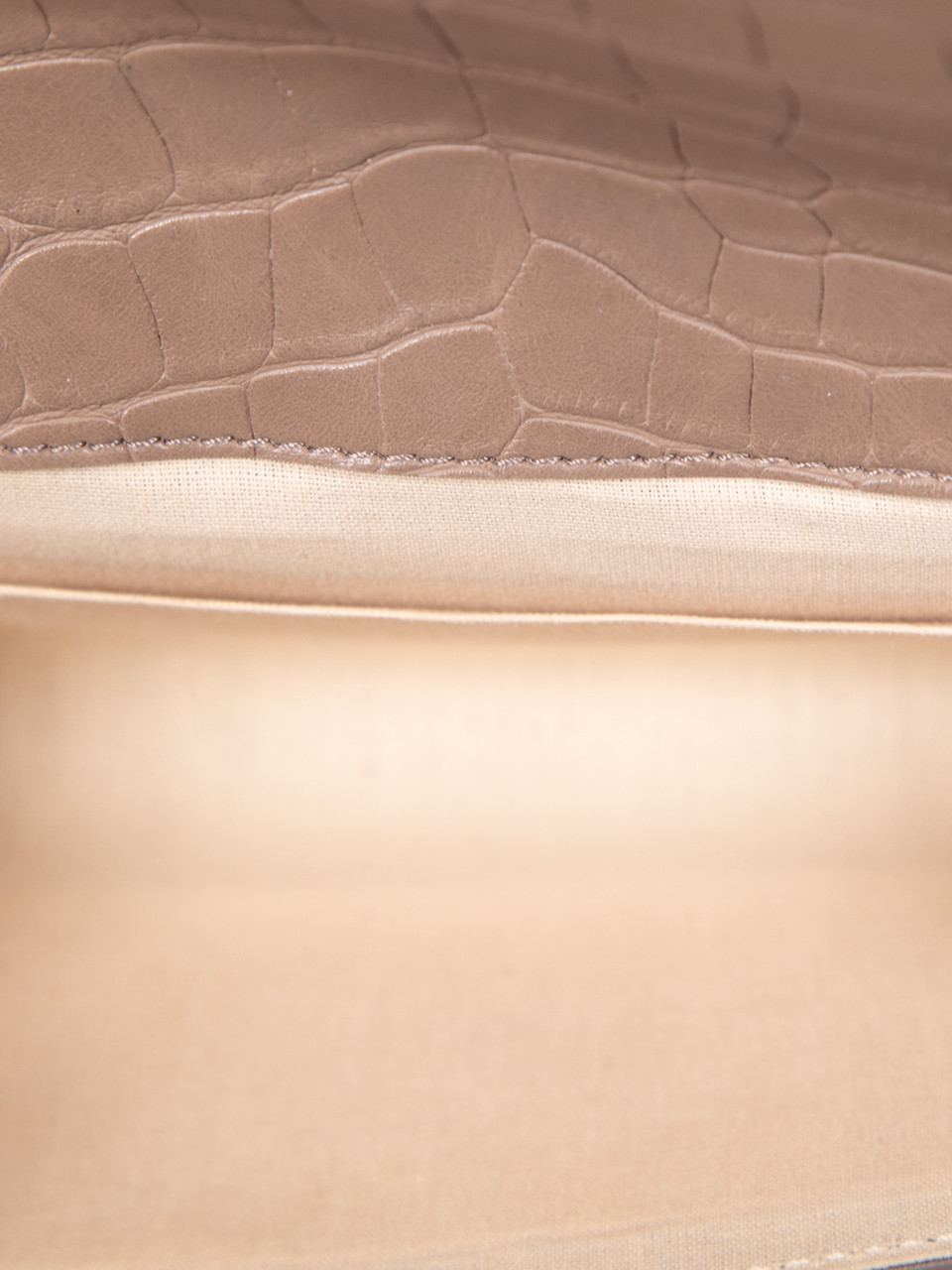 NANUSHKA Brown Vegan Leather Croc Embossed Day Bag NANUSHKA Brown Vegan Leather Croc Embossed Day Bag