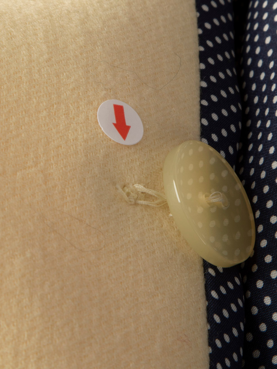 MAX&Co. Yellow Double Breasted Mid Length Coat MAX&Co. Yellow Double Breasted Mid Length Coat