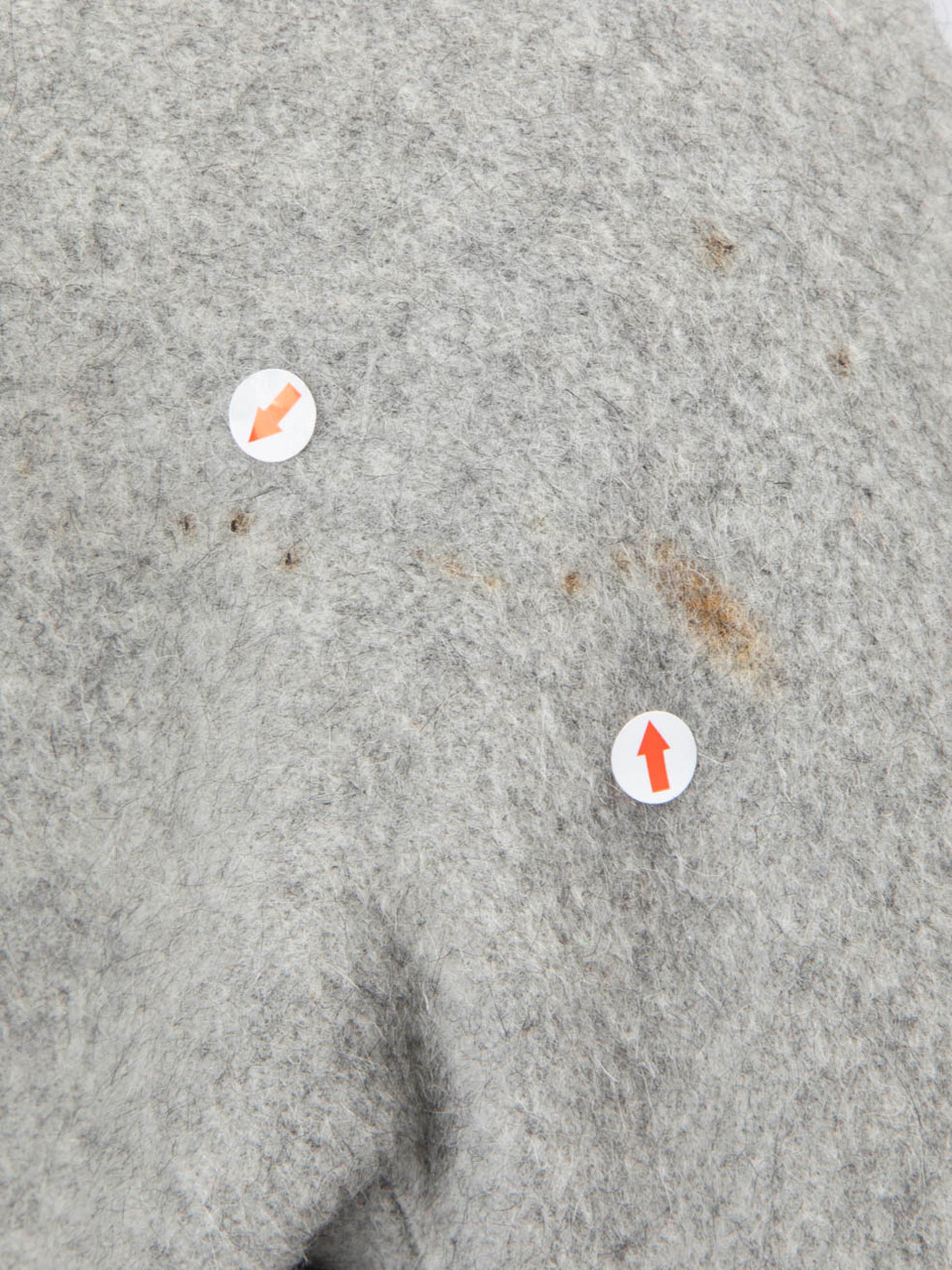 Smythe Grey Wool Curved Hem Mid Length Coat Smythe Grey Wool Curved Hem Mid Length Coat