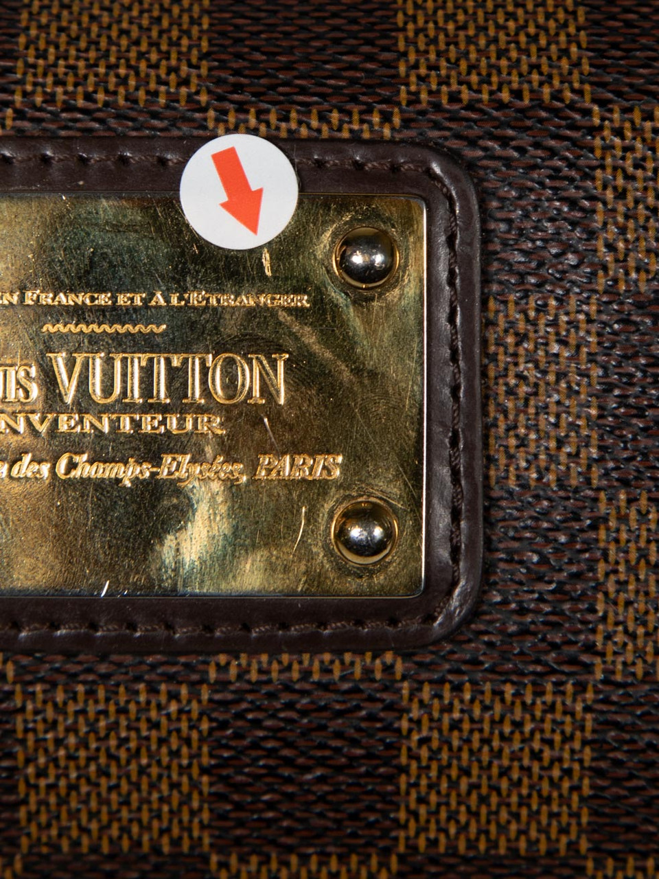 Louis Vuitton 2010 Damier Ebene Eva Shoulder Bag Louis Vuitton 2010 Damier Ebene Eva Shoulder Bag