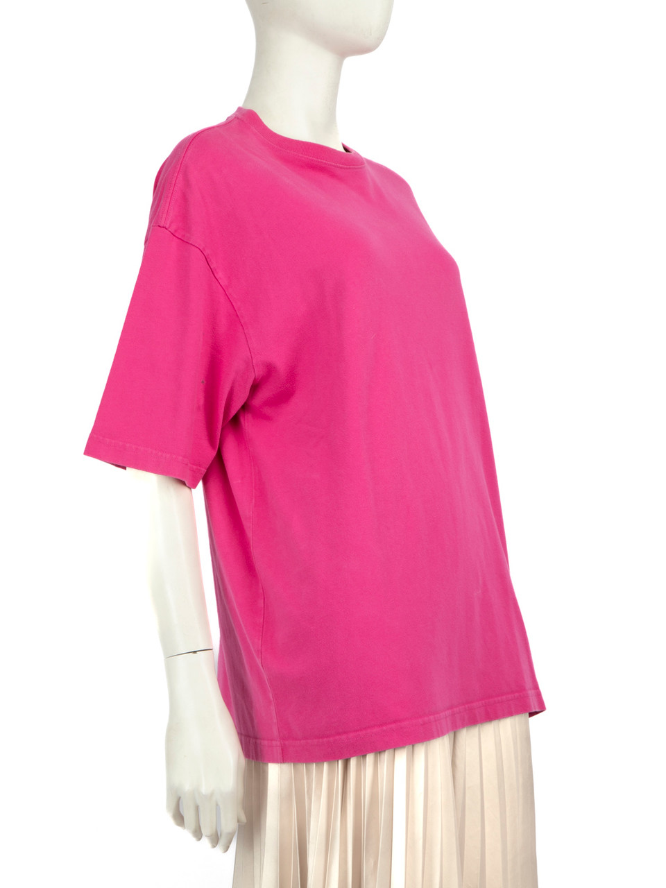 Balenciaga Pink Logo Printed T-Shirt Balenciaga Pink Logo Printed T-Shirt