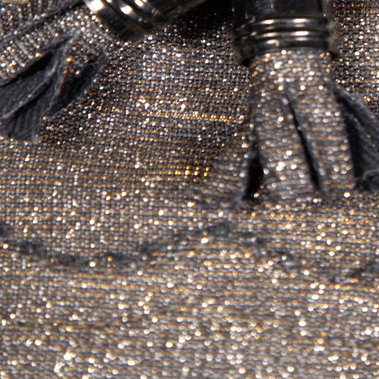 Stuart Weitzman Silver Metallic Tassel Loafers