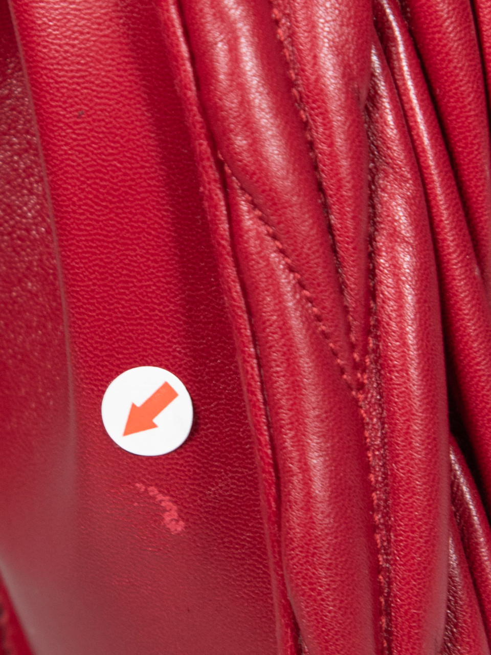 Miu Miu Burgundy Leather Quilted Bag